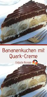 Bananenkuchen Mit Quark Creme Sprainnews Bananen Kuchen Bananenkuchen Rezepte Kuchen Rezepte Einfach
