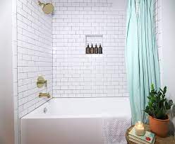 The main amenities are located near the center of the room, creating a circular traffic flow to the layout. Shower Remodel Before And After Run To Radiance