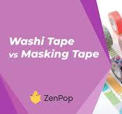 What is the difference between Washi Tape and Masking Tape?