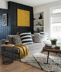 Photos 10 Interieurs Jaunes Deco Canape Gris Deco Maison Deco Salon