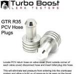GT-R R35 Twin Turbo '09-'18 - Billet Aluminum Boost Leak Tester - 3" Intakes
