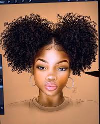 So Finishing A Drawing Everyday Is Hard But This Is Making Me Better Which Was The Point So Here S Drawings Of Black Girls Black Art Painting Black Girl Art