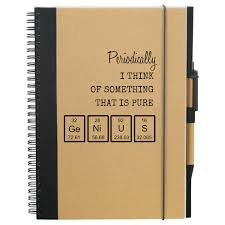 Nerdy Notebook Periodically I Think Of Something That Is Pure Ge Ni U S Periodic Table Element Periodic Table Humor Periodic Table Puns Periodic Table Words