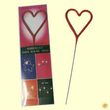 Wunderkerze Herz Rot Von Wondercandle Wunderkerzen Hochzeit Feuerwerk Und Feuerwerk