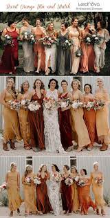 Trending 15 Ideas For Burnt Orange Bridesmaid Dresses For 2019 With Images Orange Bridesmaid Dresses Burnt Orange Bridesmaid Dresses Wedding Bridesmaid Dresses
