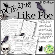 Are You Teaching A Unit On Edgar Allan Poe Are You Interested In Teaching The Raven Ne Ela Lesson Plans Reading Comprehension Activities Literature Lessons