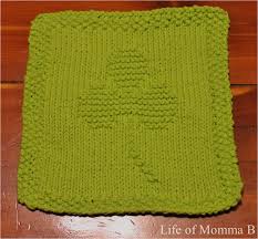 Get the free knitting pattern. March Dishcloth