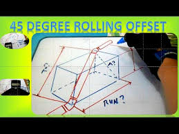 Piping 45 Degree Rolling Offset How To Find 45 Degree Rolling Offset