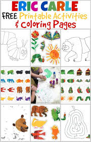 Activities inspired by the very hungry caterpillar. Free Eric Carle Book Printable Activities And Coloring Pages Eric Carle Activities Eric Carle Free Printable Activities