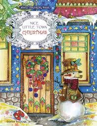 Each image printed on one side with black colored back side. Amazon Com Adult Coloring Book Nice Little Town Christmas 9781976414657 Bogema Stolova Tatiana Books