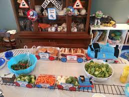 Thomas The Train Birthday Party Ideas For Toddlers Train Party Games Toddlers Home Party Ideas Train Party Decorations Inexpensive Birthday Party Ideas Train Party