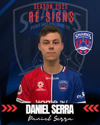 🔵✍️ Re- Signing 2025 ✍️🔴 We are excited to announce that Daniel Serra has  re-signed for 2025 🦈 Daniel is a versatile attacking full back, known for  his speed and technical skills.