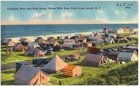 Hither hills state park campground can host numerous guests whether you are using an rv or camping in a conventional tent. Camping Area And Bath House Hither Hills State Park Long Island N Y Digital Commonwealth