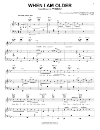 I just transford the note to french horn. Josh Gad When I Am Older From Disney S Frozen 2 Sheet Music Download Printable Pdf Disney Music Score For E Z Play Today 436550