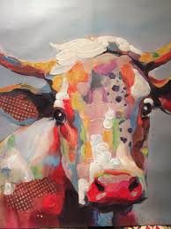 Betsy Cow Canvas Art Print By Kay Smith Cow Painting Cow Canvas Farm Art