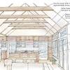 You'll also need to turn on volume calculations and make sure the space is a little taller than the highest part of the sloped element. 1