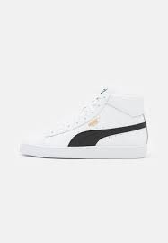 Hanging basket on my porch. Puma Basket Mid Unisex Sneaker High White Black Weiss Zalando De