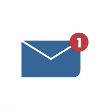 Blue Envelope With Notification Graphic Illustration Free Image By Rawpixel Com Blue Envelopes Graphic Illustration Graphic