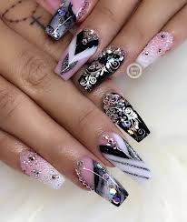 Nail designs and care tips 2021. Do You Like Colors Blocking If You Like My Post Please Comment And Follow Bui808 Nails Turn On Nail Designs Unique Beauty Nails Design Bright Nail Designs