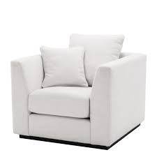 White living room chairs : Taylor Avalon White Chair Shop Now