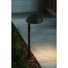 Showcase your landscaping and create a safe space to walk at night with solar path lights. Portfolio 3 Watt Specialty Textured Bronze Low Voltage Led Lowes Com Led Path Lights Outdoor Path Lighting Path Lights