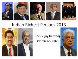 Top Indian richest persons, Richest persons, Indian rich persons