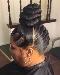 Trending styles for different hair lengths. Pin By Latoya Mcpherson Bowden On Updos Black Hair Updo Hairstyles Black Women Updo Hairstyles Short Hair Updo