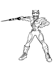 Power ranger in a fighting stance. Parentune Free Printable Power Rangers Samurai Lock Coloring Picture Assignment Sheets Pictures For Child