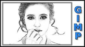 From color photo to stunning pencil drawing in just a few simple steps. Gimp How To Change A Photo Into A Pencil Drawing Youtube