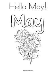 See also latest coloring pages, worksheets, mazes, connect the dots, and word search collection below. Hello May Coloring Page Twisty Noodle