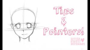 Start off by drawing a line that curves upwards,. Tutorial Tips For Drawing A Manga Face Youtube