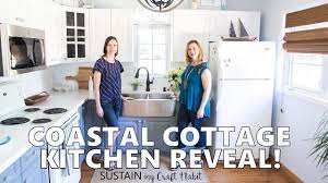 Coastal Cottage Kitchen Makeover Reveal Tour The Graystone Beach Cottage Remodel Youtube