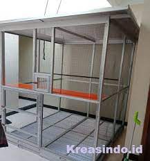 Kandang Aluminium Untuk Burung Cucak Rowo Pesanan Bpk Rosidi Di Sukasari Tangerang In 2021 Kandang Burung Kandang Burung