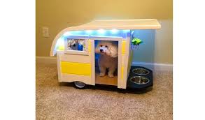 Metal dog kennel buildings are today's choice for canine facilities. Canine Campers Let Your Dog Laze Around In Rv Comfort