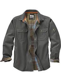 Legendary Whitetails Mens Journeyman Flannel Lined Rugged Shirt Jacket Select Color