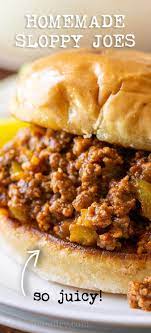 Easy Sloppy Joe Recipe Recipe Sloppy Joes Recipe Sloppy Joe Recipe Easy Homemade Sloppy Joe Recipe