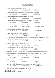 Superlatives Quiz Superlatives Quiz Superlative Adjectives