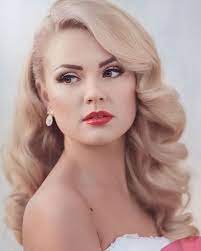 Vintage Curls Curls Vintage Braut Frisuren Vintage Curls Vintage Hairstyles Vintage Wedding Hair