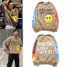 Kanye West Hoodies Lucky Me I See Ghosts Logo Print Hoodie Men Women Autumn Winter Cotton Sweatshirts Tour Series Hoodies Sweatshirts Aliexpress Kanye west has the music world buzzing right now after dropping not one but two new albums within a week.