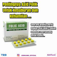 Asam folat bahkan disarankan untuk dikonsumsi sejak kamu merencanakan kehamilan, karena pembentukan saraf dan. Jomhamil Info Pentingnya Asid Folik Untuk Kesuburan Facebook