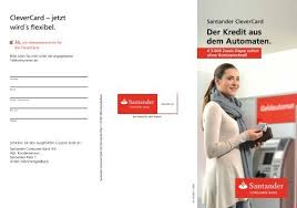 Über 80% neue produkte zum festpreis; Clevercard Santander Consumer Bank