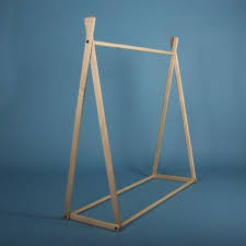 10 Easy Pieces Freestanding Wooden Clothing Racks Remodelista Clothing Rack Craft Stalls Craft Show Displays