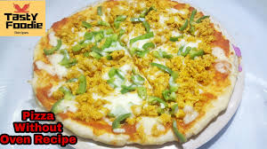 Pizza Without Oven Recipe Homemade Pizza Recipe No Oven Chicken Pizza Recipe By Tasty Foodie Chicken Pizza Recipes Pizza Recipes Homemade Oven Chicken