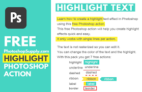 Maybe you would like to learn more about one of these? Free Highlight Text In Photoshop Photoshop Supply