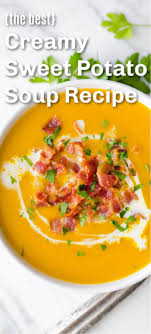 Creamy Sweet Potato Soup Recipe Sweet Potato Soup Recipes Sweet Potato Soup Recipes