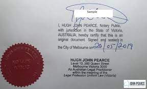 Certified true copies of a foreign passport for use with individual taxpayer identification number (itin) applications. How To Get A Notarised Document John Pearce Notary Public Melbourne Cbd Box Hill South