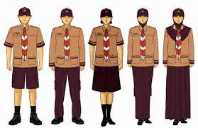 Gambar pemasangan atribut pramuka penggalang putri. Tata Cara Pemakaian Seragam Pramuka Terbaru