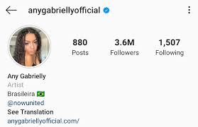 Any Gabrielly Brasil On Twitter Lendaria Any Acaba De Atingir 3 6 Milhoes De Seguidores No Instagram Assim Tendo Conseguido Mais De Cem Mil Seguidores Em Apenas 6 Dias Nos Chamamos