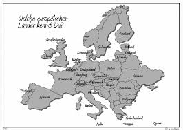 Hier finden sie europakarten in verschiedenen stilen. Lernblatter Karte Europa Lander Eu