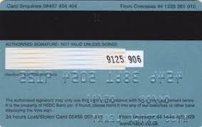 If you are from an international country and you have an account at the hsbc bank, you could get in touch with the team on: Bank Card Hsbc Credit Card Hsbc United Kingdom Of Great Britain Northern Ireland Col Gb Vi 0029